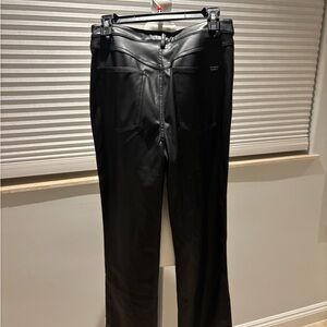 Bardot black faux leather pants.